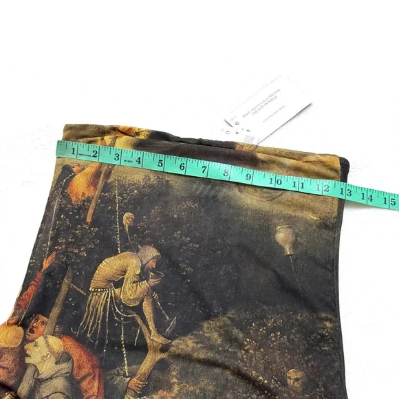 Zara Bosch Hieronymus sz S dress Strapless Tulle Mesh Stretch The Ship is Fools - Picture 11 of 12